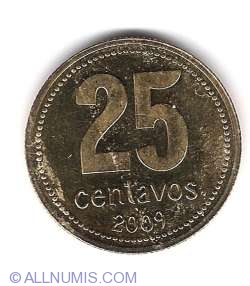 25 Centavos 2009