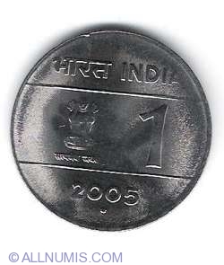 Image #1 of 1 Rupee 2005 N