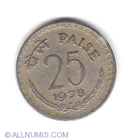 Image #1 of 25 Paise 1978 B