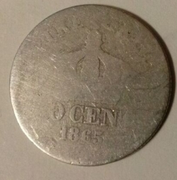 50 Centimes 1865 A