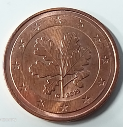 Image #2 of 5 Euro cent 2019 G
