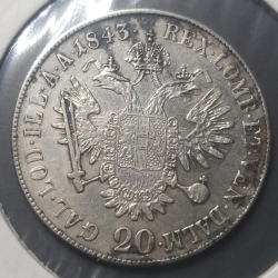 20 Kreuzer 1843 E