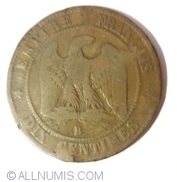 Image #1 of 10 Centimes 1855 B (Anchor)