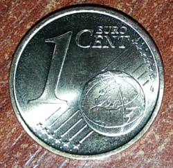 Image #1 of 1 Euro Cent 2018 D