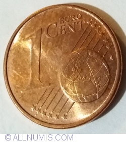 Image #1 of 1 Euro Cent 2017 D