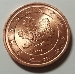 Image #2 of 2 Euro Cent 2018 J