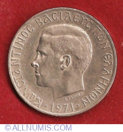 Image #1 of 10 Drachmai 1971 - National Revolution - Regime of the Colonels