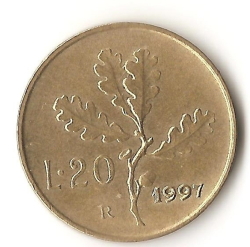 Image #1 of 20 Lire 1997