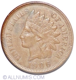Image #1 of Indian Head Cent 1906