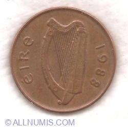 Image #1 of 2 Pence 1988 - magnetic