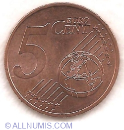 Image #2 of 5 Euro Cent 2019 J