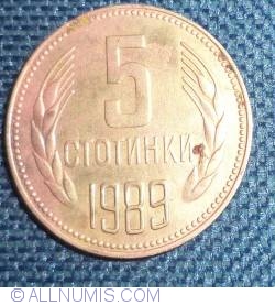 Image #1 of 5 Stotinki 1989