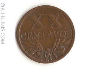 Image #2 of 20 Centavos 1949
