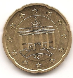 Image #2 of 20 Euro Centi 2011 F