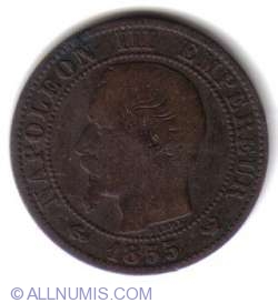 5 Centimes 1855 W