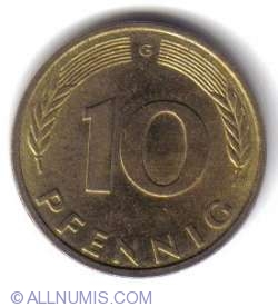 10 Pfennig 1987 G