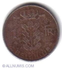 Image #2 of 1 Franc 1960 Belgique