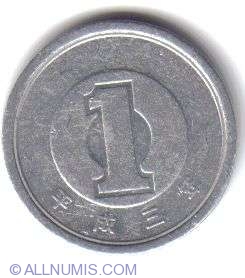 Image #2 of 1 Yen 1991
