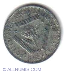 Image #2 of 3 Pence 1929