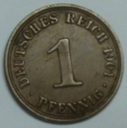 Image #1 of 1 Pfennig 1901 A