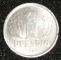 Image #1 of 1 Pfennig 1981 A