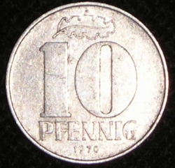 Image #1 of 10 Pfennig 1970 A