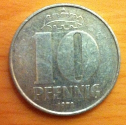 Image #1 of 10 Pfennig 1972 A