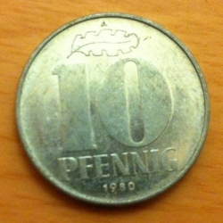 Image #1 of 10 Pfennig 1980 A