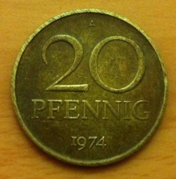 Image #1 of 20 Pfennig 1974 A