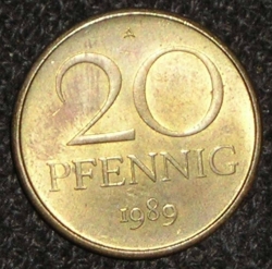 Image #1 of 20 Pfennig 1989 A