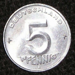 Image #1 of 5 Pfennig 1952 E