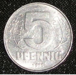 Image #1 of 5 Pfennig 1975 A