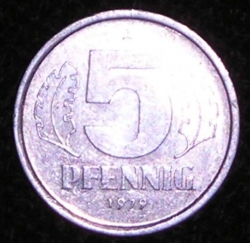 Image #1 of 5 Pfennig 1979 A