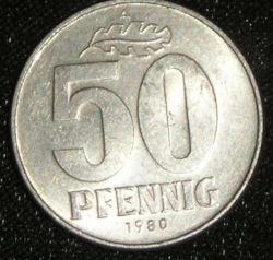 Image #1 of 50 Pfennig 1980 A