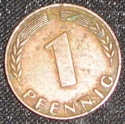 Image #1 of 1 Pfennig 1966 G