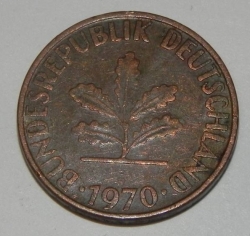 Image #2 of 1 Pfennig 1970 G