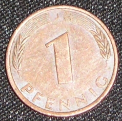 1 Pfennig 1977 J