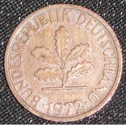 Image #2 of 2 Pfennig 1972 D