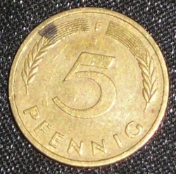 Image #1 of 5 Pfennig 1977 F