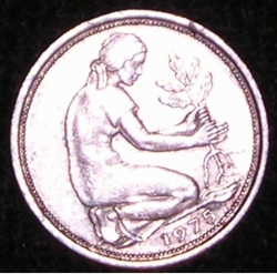Image #2 of 50 Pfennig 1975 G