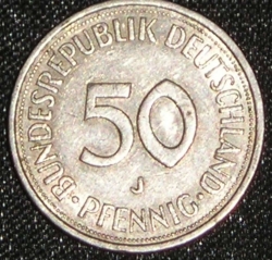 Image #1 of 50 Pfennig 1977 J