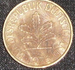 Image #2 of 10 Pfennig 1976 J