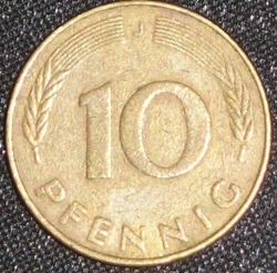 Image #1 of 10 Pfennig 1979 J