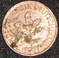 Image #2 of 2 Pfennig 1978 F