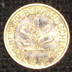 Image #2 of 5 Pfennig 1979 D