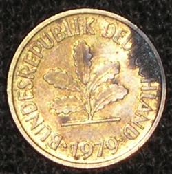 Image #2 of 5 Pfennig 1979 F
