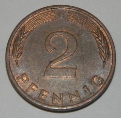 2 Pfennig 1977 G
