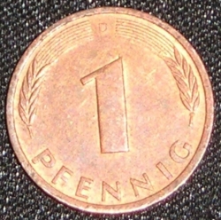 1 Pfennig 1984 D