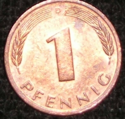 1 Pfennig 1986 D
