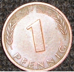 1 Pfennig 1986 F